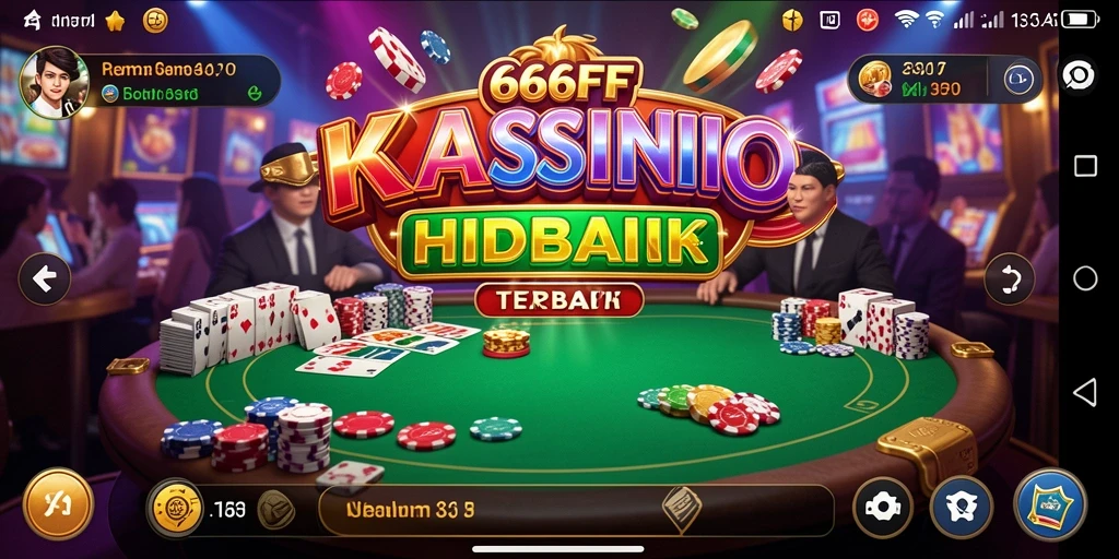 Tampilan gameplay Live Casino di 666FF yang mendebarkan.