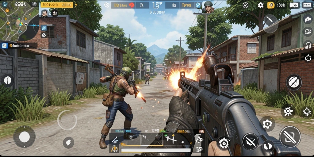 Gameplay mendebarkan dalam 898A dengan aksi TPS yang seru.