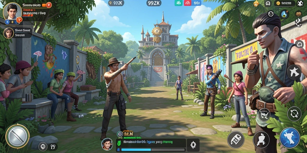 Screenshot utama 99ZK menampilkan momen gameplay yang mendebarkan.