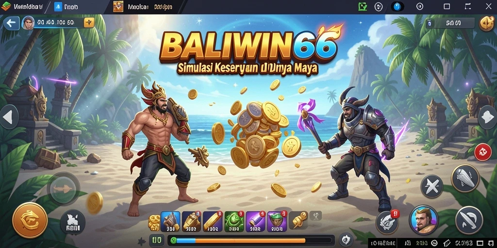 Tampilan gameplay seru dari BALIWIN66 yang menunjukkan pengalaman simulasi.