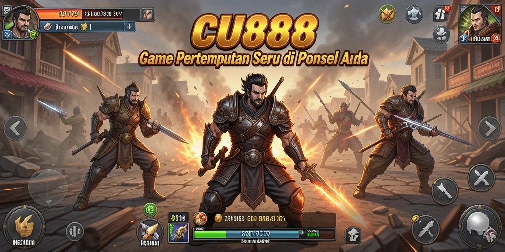 Gameplay seru dengan berbagai pertarungan karakter di arena CU888.