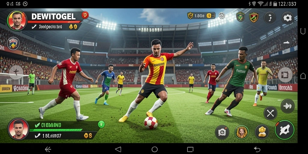 Tampilan screenshot DEWITOGEL yang menunjukkan aksi gameplay seru olahraga.
