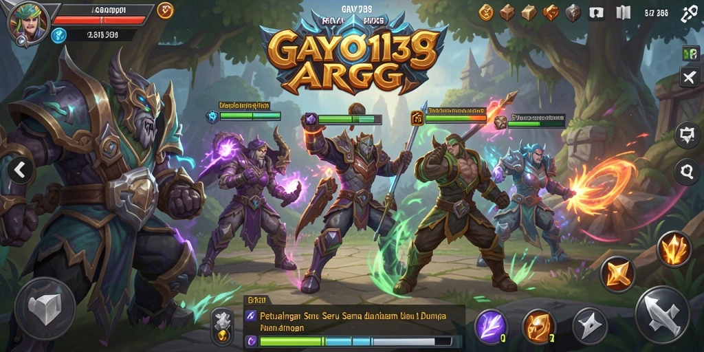 Tangkapan layar gameplay seru dari GAYO138 dengan aksi ARPG yang mendebarkan.