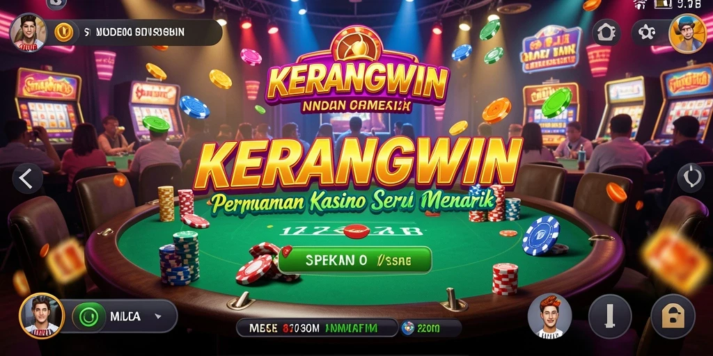 Tampilan gameplay KERANGWIN yang menarik dan penuh warna.