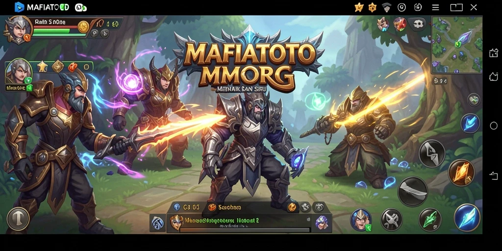 Tampilan gameplay MAFIATOTO yang menakjubkan dan mendebarkan.