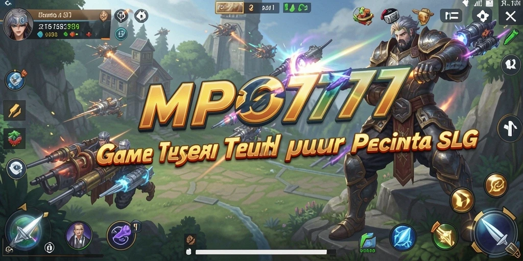 Tampilan gameplay MPO777 menampilkan peperangan strategis yang mendebarkan.