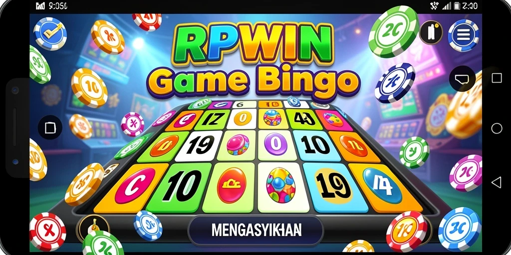 Tampilan menarik gameplay Bingo dalam RPWIN.