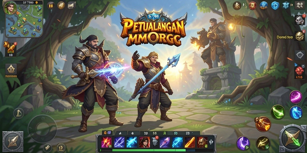Tampilan gameplay menarik dari ST789 dalam dunia MMORPG.